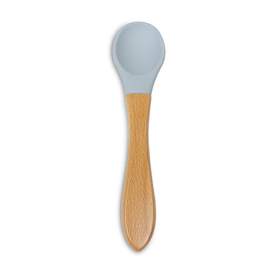 Silicone Bowl with Bamboo Spoon